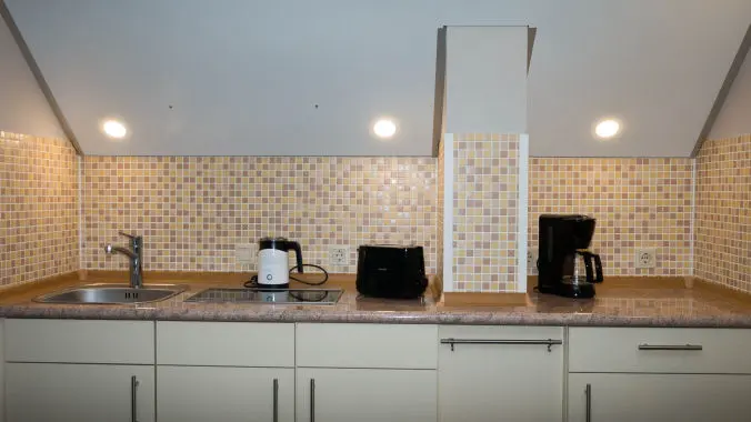 Küche Ferienwohnung  zentrale Lage am Kurmittelhaus Actinon Haus Ilse Küche Ferienwohnung  Aue Bad Schlema