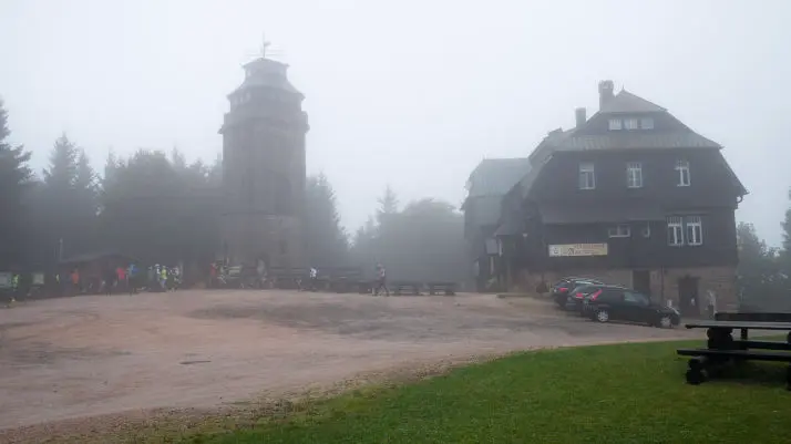 Haus Ilse Bad Schlema Kurmittelhaus Fahrt Auersberg 1018m